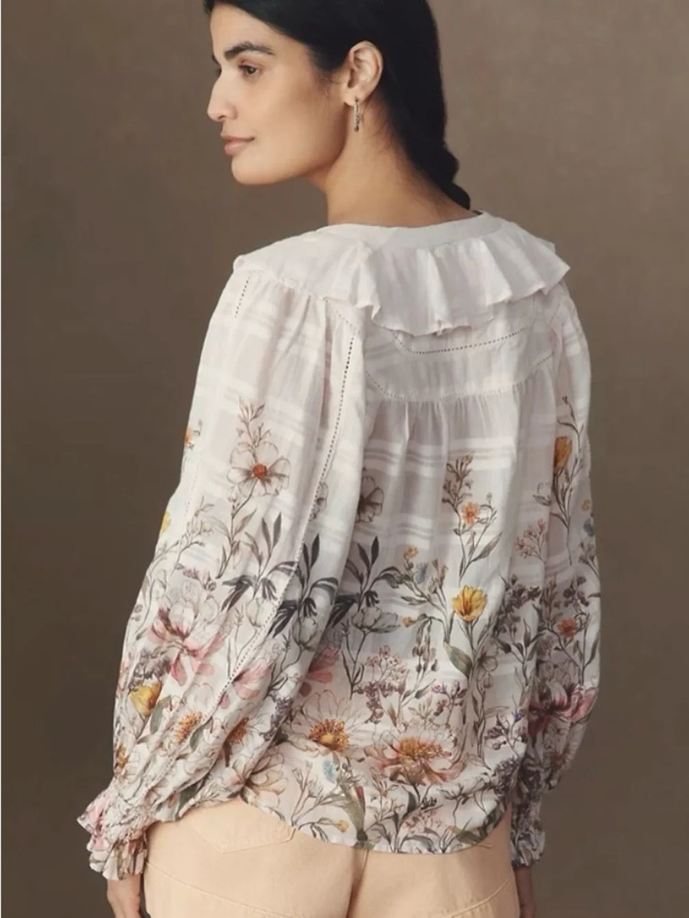 Anthropologie lightweight white